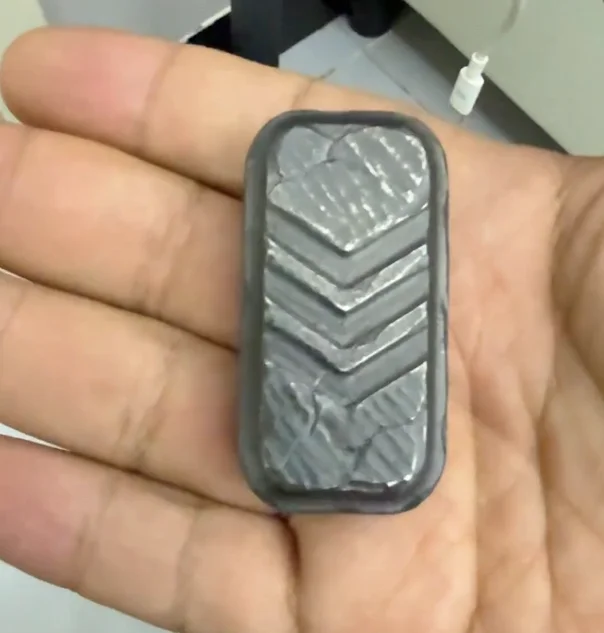 Used EDC Stone patterned zirconium fidget slider decompression toy