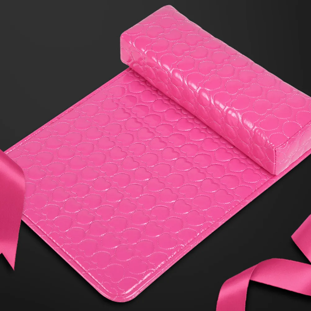

1 set 1 Set Manicure Rest Pu Heart Design Wrist Support Pillow For Nail Art Salon Hand Care Manicure Wrist Cushion Hand