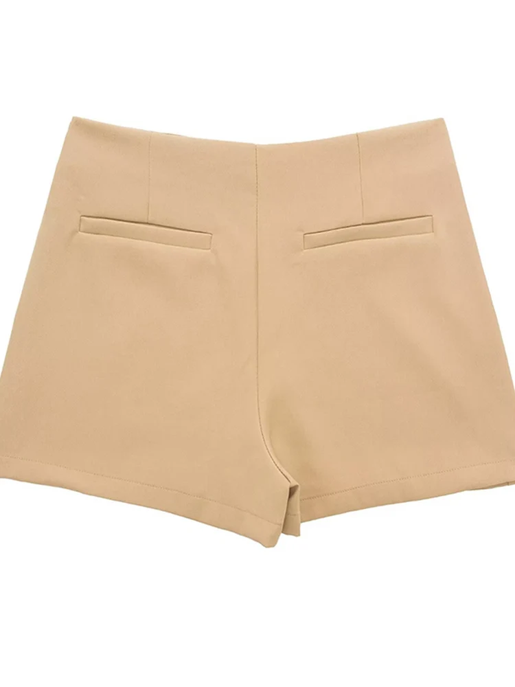 Mujer pantalones cortos de cintura alta faldas pantalones cortos asimétricos faldas negro rosa minifalda pantalones cortos mujer pantalones cortos moda de otoño