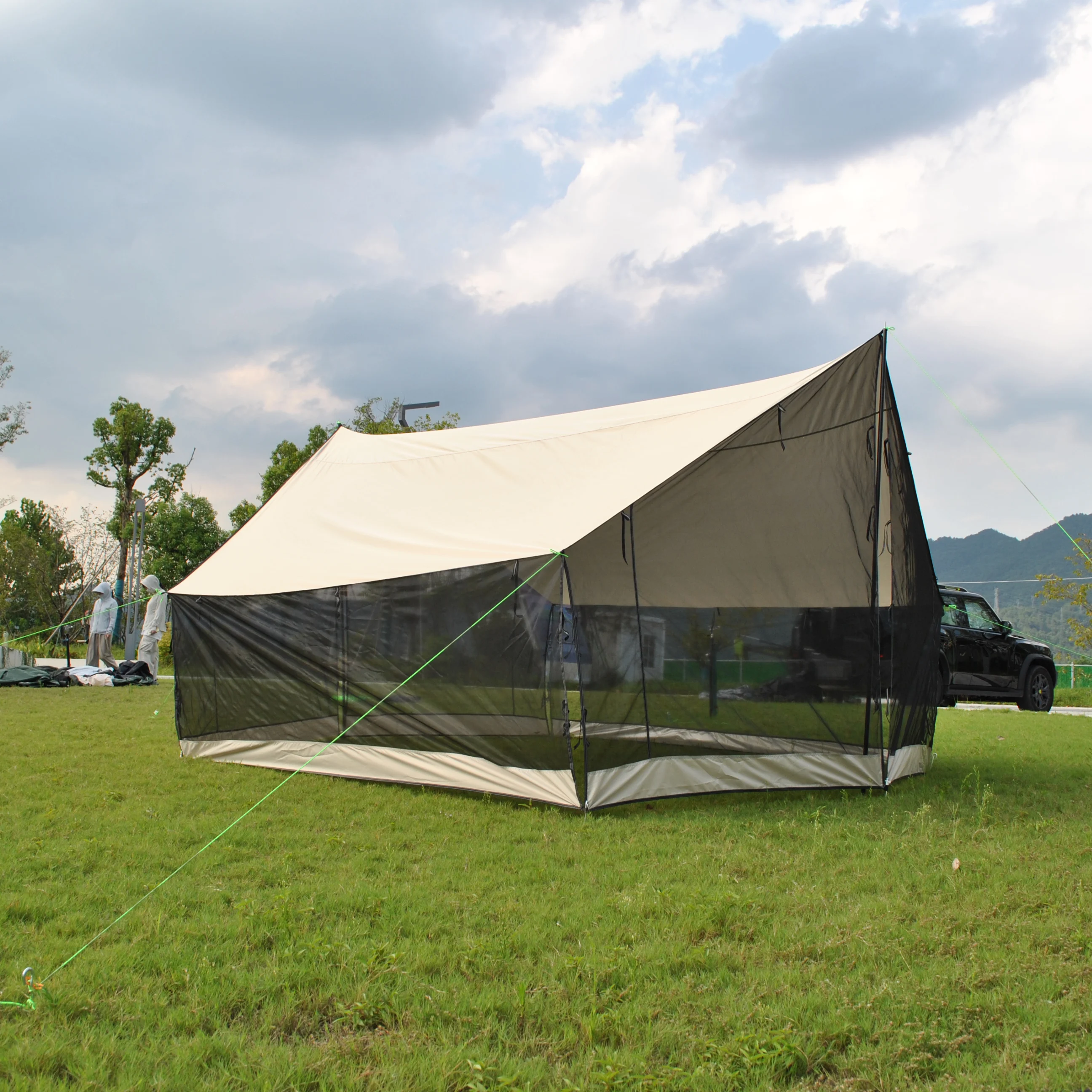 منزل شاشة مسبقًا لزوارق الأرجوحة والنزهات والساحات الخلفية وحقيبة الظهر والتخييم على الشاطئ في الصيف #3