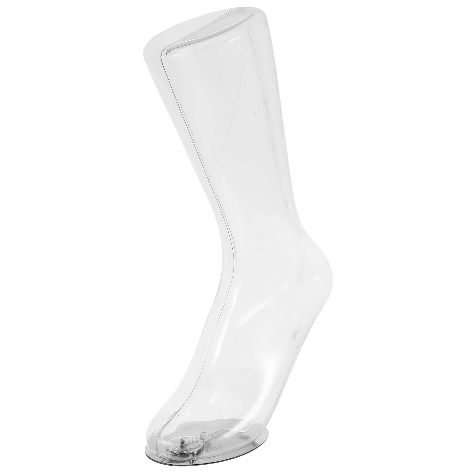 

Magnet Foot Mold Clear Plastic Mannequin Female Sock Display Stand Shoes Props Store Photography Durability Longevity