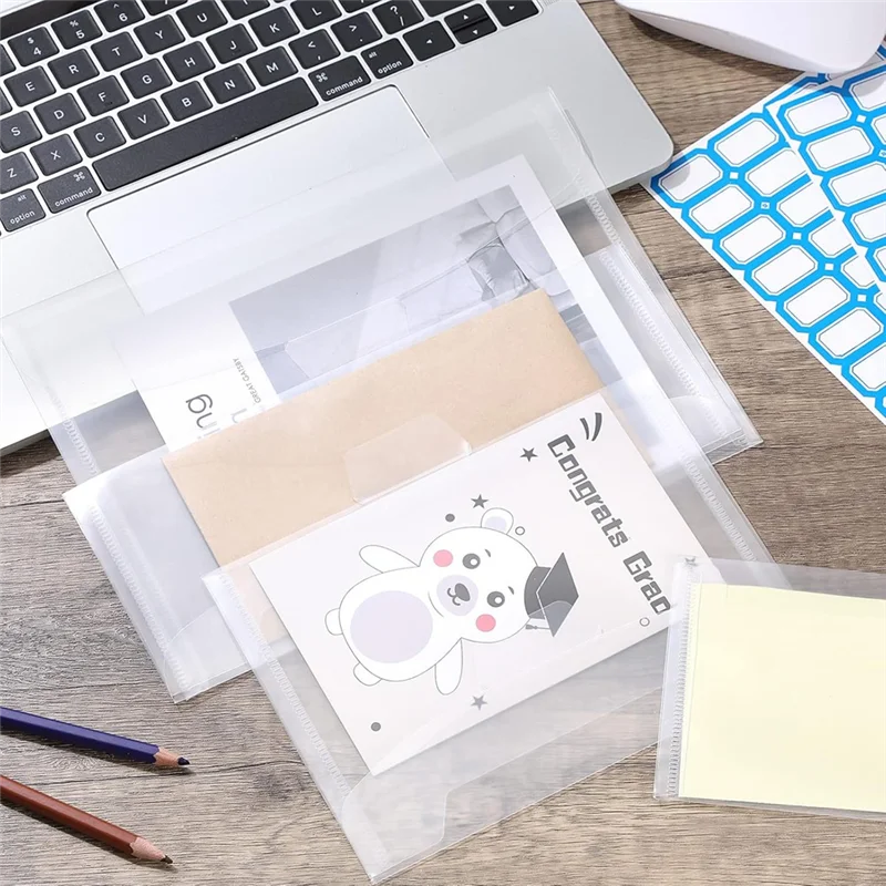 Latest Stamp And Die Storage Bag 5 Sizes For Cutting Stencil For Card Making Clear Stamp Storage With Label Stickers