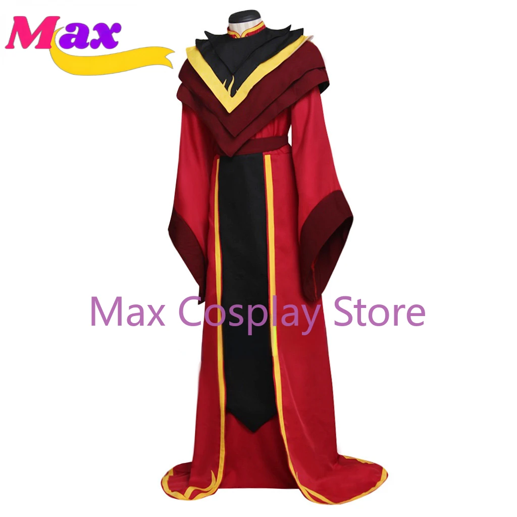 Max The Legend of Aang Fire Lord Ozai Cosplay Costume Halloween Carnival Cosplay Costume For Men Clothes Custom size