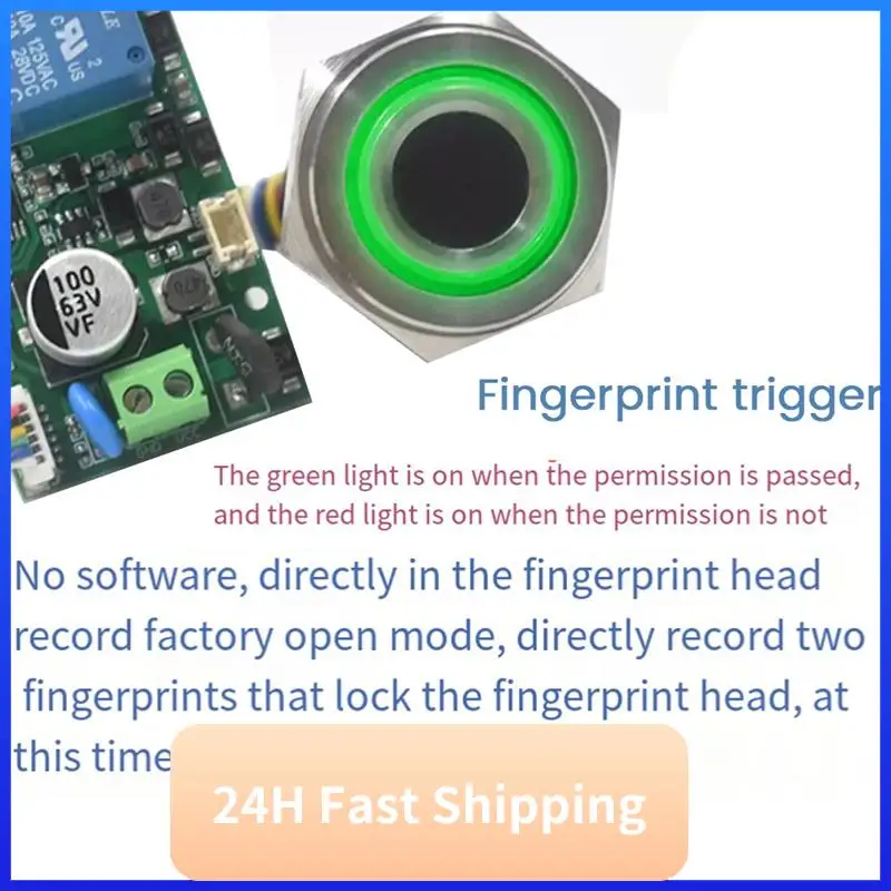 Embedded Access Board 50PCS Finger 5V-24V Power Supply Finger Control Board Support For Phone Control