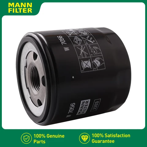 MANN FILTER W7056/W7030 Масляный фильтр для CHRYSLER CADILLAC GEELY Coolray FIAT DODGE CHEVROLET JEEP 4892339AA 12673966 68197769AA