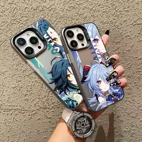 Hot Game Genshin Impact Girls Phone Case For Samsung Galaxy S25 2S4 S23 S22 S21 S20 S30 FE ULTRA PLUS Hard Shockproof Case Funda