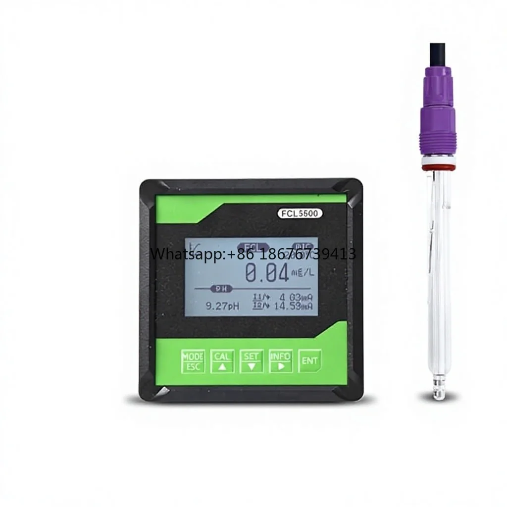 Online Residual Chlorine Meter Tap Water Secondary Water Supply Swimming Pool Digital Electrode Tester