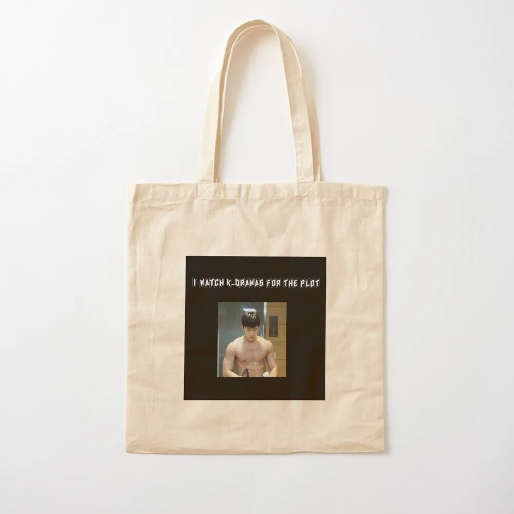 I Watch K-Dramas For The Plot Tote Bag tote bags cloth bags tote bag custom Fabric bag