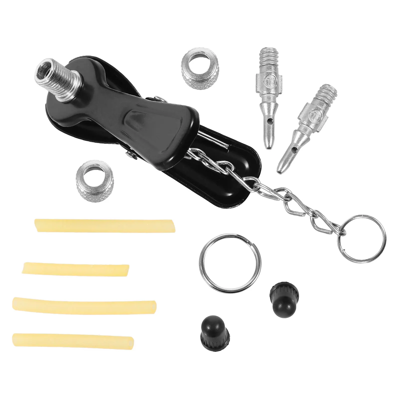 

English-mouth Inflatable Chuck Adapter Valve For Bike Motorcycle Tubeless Tire Inflator Nozzle Plug Durable Design