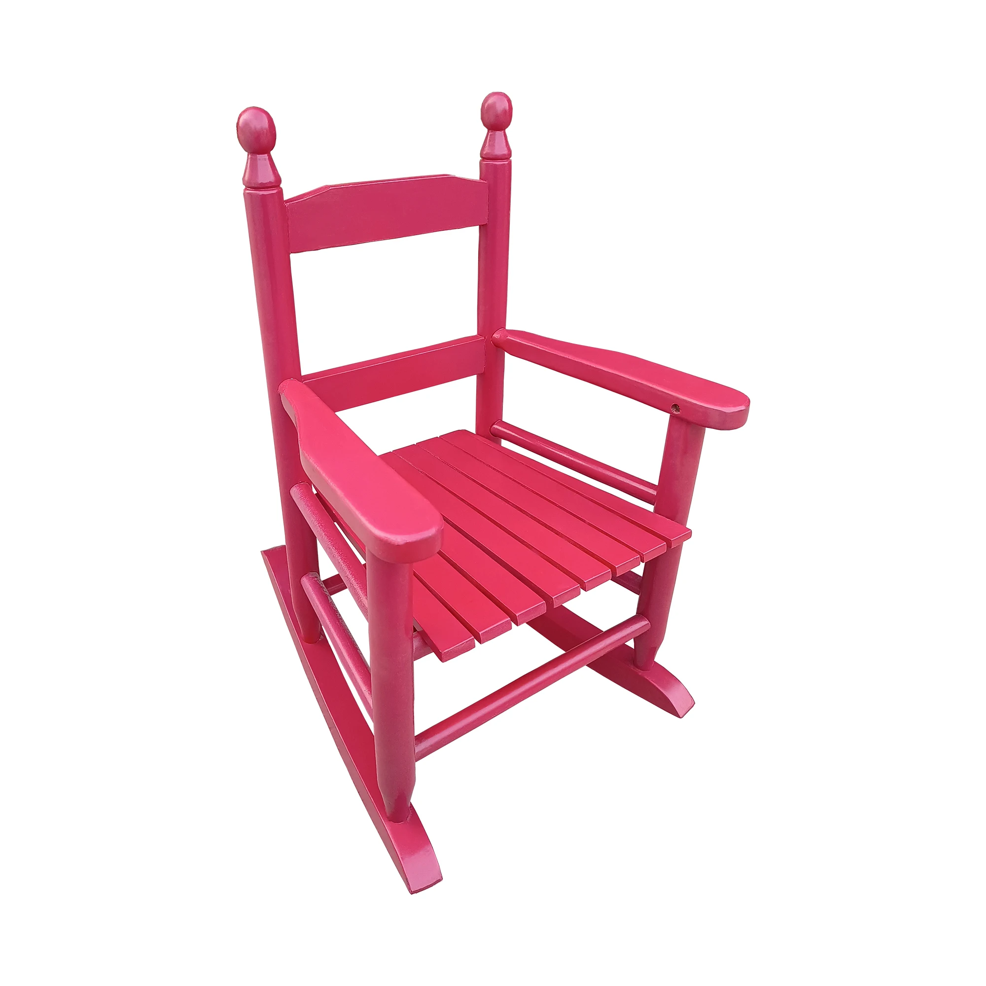 Mecedora roja para niños, silla para interiores o exteriores, adecuada para niños, duradera