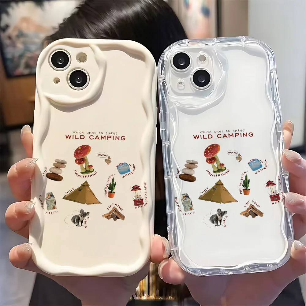 البرية التخييم للصدمات جراب هاتف آيفون 17 16 15 14 13 12 11 برو Xs ماكس الهواء 16e 7 8 6 6s زائد XR SE 2020 2022 غطاء #3