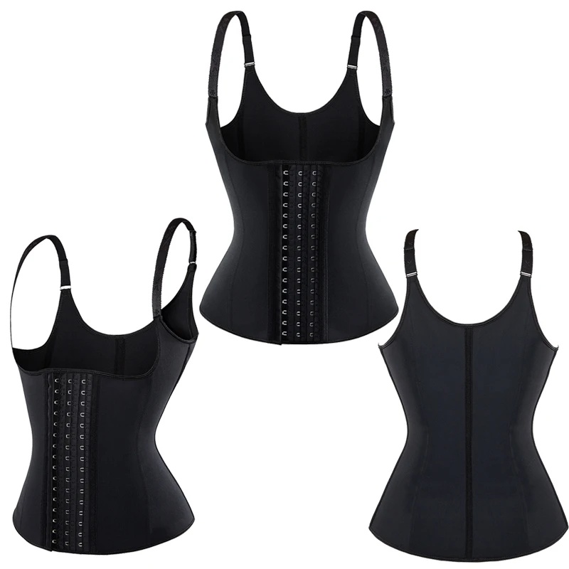 

Adjustable Straps Slimming Belts Women's Full Latex Abdominal Control Waist Trainer Body Shaper Plus Size Columbia Belt Vest