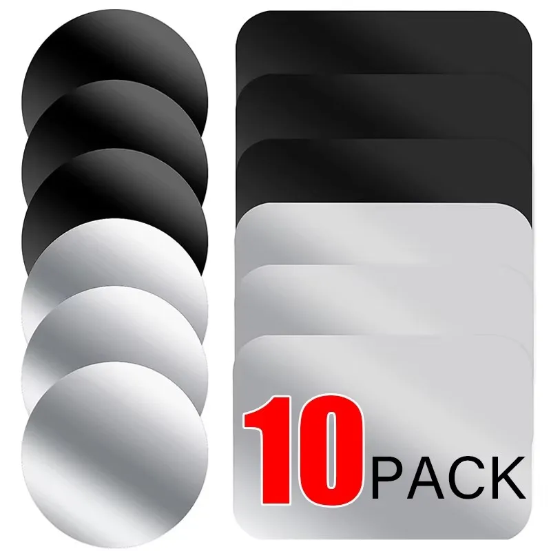 

5/10PCS Magnetic Metal Plate Disk Car Phone Holder Stickers Magnetic Patch Sticker for Tablet Mobile Phone Car Stand Mount