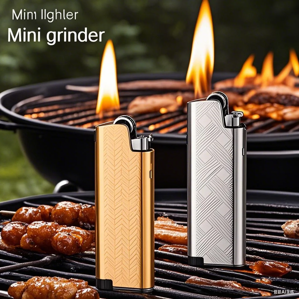 

Мини-шлифовальный круг с регулируемым пламенем, металлический удобный бутан, газовая зажигалка с открытым пламенем, уличная кухня, барбекю, сигара, мужской подарок