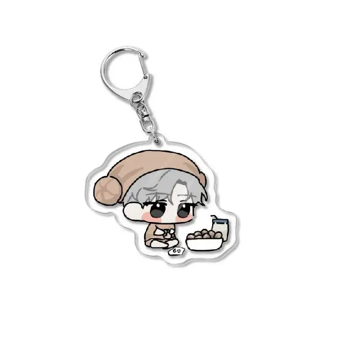 Passion BL Manhwa Acrylic Keychain Bag Pendant Charm  Comic Backpack Ornament Couple Portable Charm Couple Portable Kingring