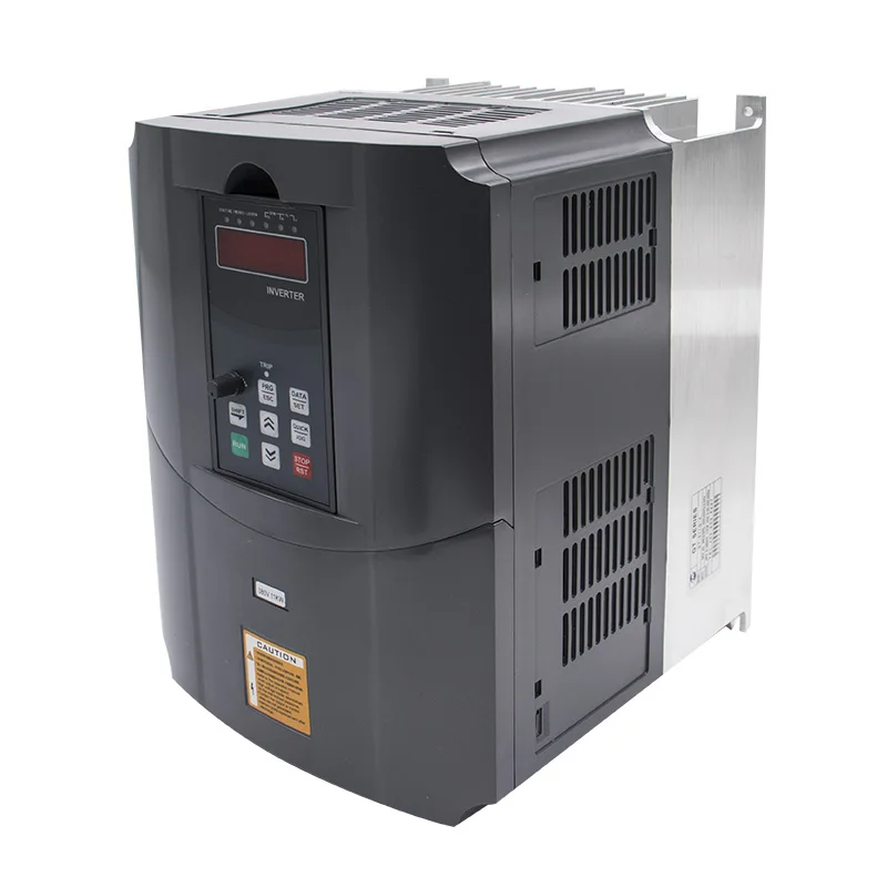 อินเวอร์เตอร์ HY 11KW 380v ตัวแปลงความถี่ 3 เฟส สำหรับควบคุมความเร็วรอบมอเตอร์แกนหมุน CNC แบบ VFD สำหรับเครื่อง CNC