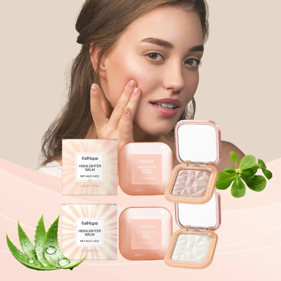 Eelhope Quicksand High Disc Party Dance Makeup Brightening Face Shine 3d Contouring Highlights