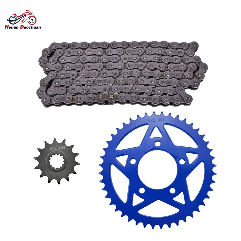 

525 14T 44T 14 44 tooth 300CC Motorcycle Front and Rear Sprocket Gear Star Wheel Set for Benelli 300 BN300 BJ300 BN BJ 300 Bike