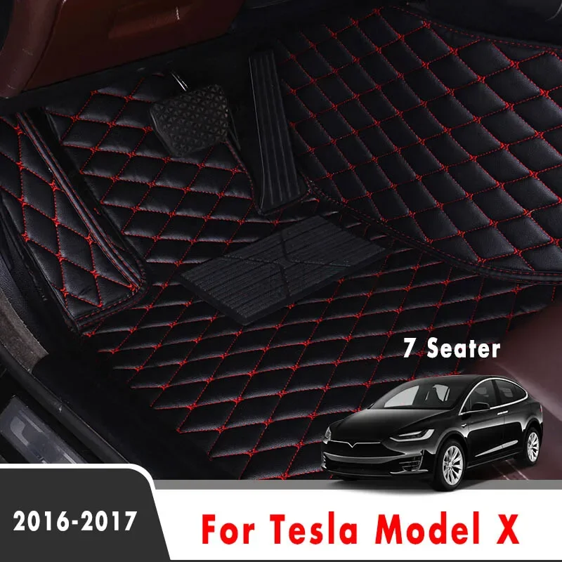 

Car Floor Mats For Tesla Model X 2017 2016 (7 Seats) Carpets Custom Auto Interior Accessories Parts Covers Replacement Products