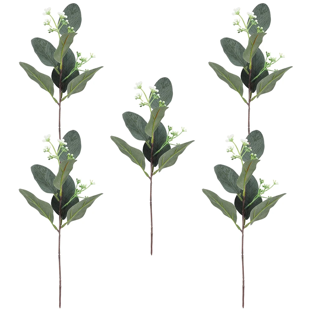 

5pcs Artificial Fake Dry Branch Decors Decor For Home Table Decorations Vase Filling Stems Fake Tree Plant Diy Craft Branches