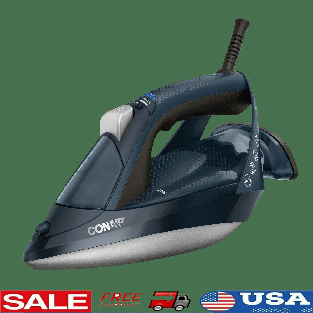 

Однотемпературный утюг с мгновенным нагревом, без трения, подошва, самоочищающийся, с контролем пара, автоматическим отключением, безопасный для всех тканей