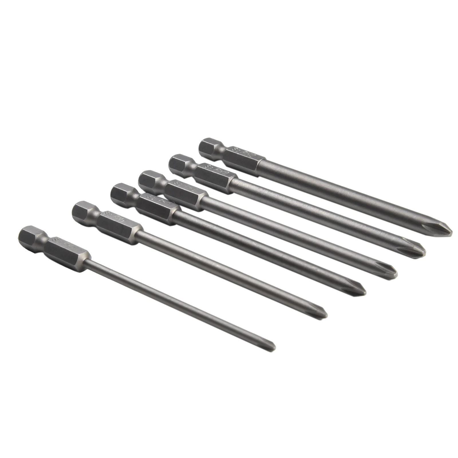 Imagem -03 - Chave de Fenda para Parafusos Domésticos Ferramentas Manuais Cabeça Cruzada Longa Bits Magnéticos Hex Nutdrivers 100 mm 4
