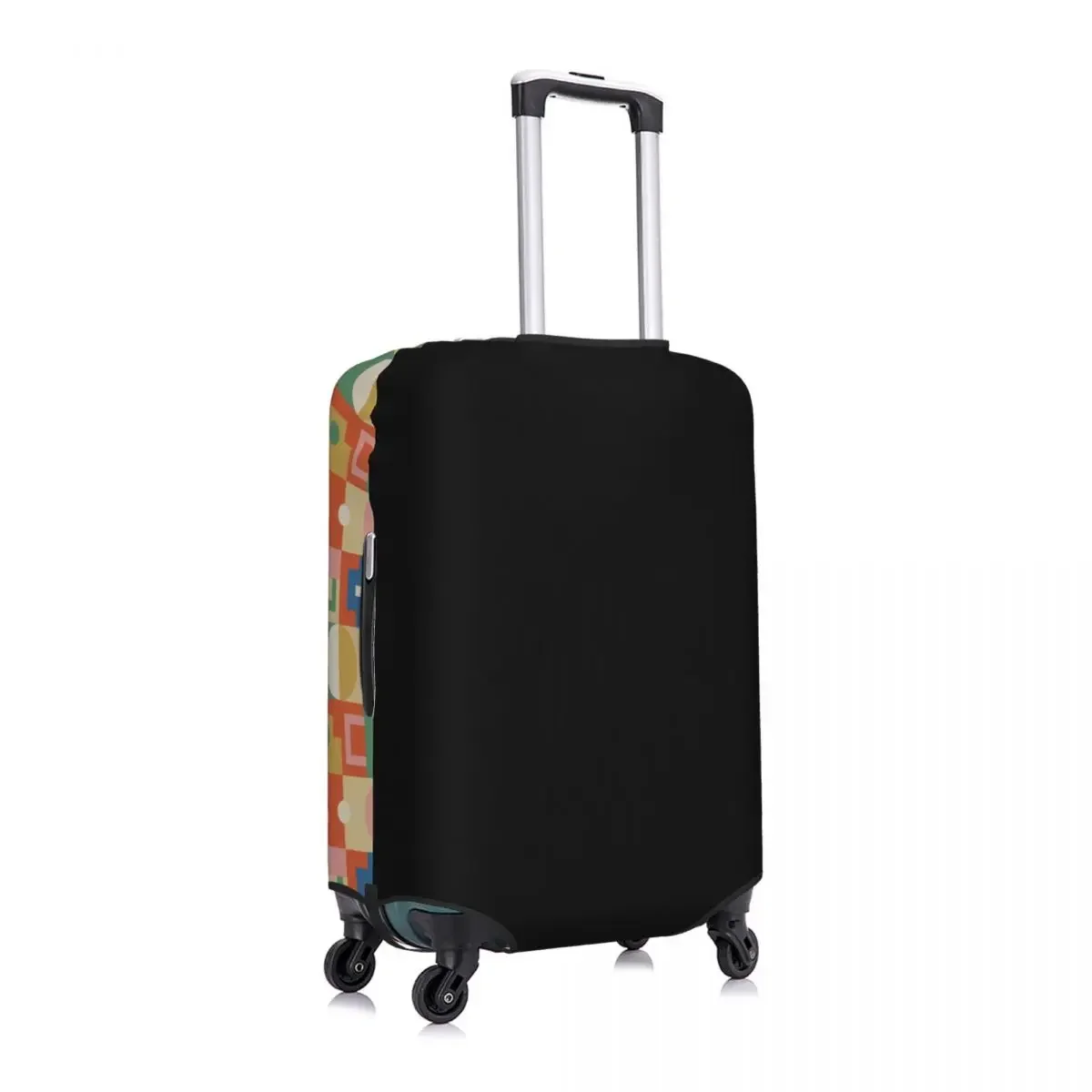 Housse de valise géométrique abstraite, mode vacances voyage de croisière, Protection utile pour étui à bagages
