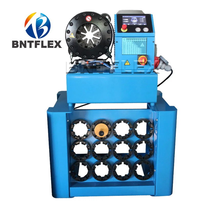 2 inch 2.5 inch CNC hydraulic hose crimping machine with 13 sets of dies with Siemens motor