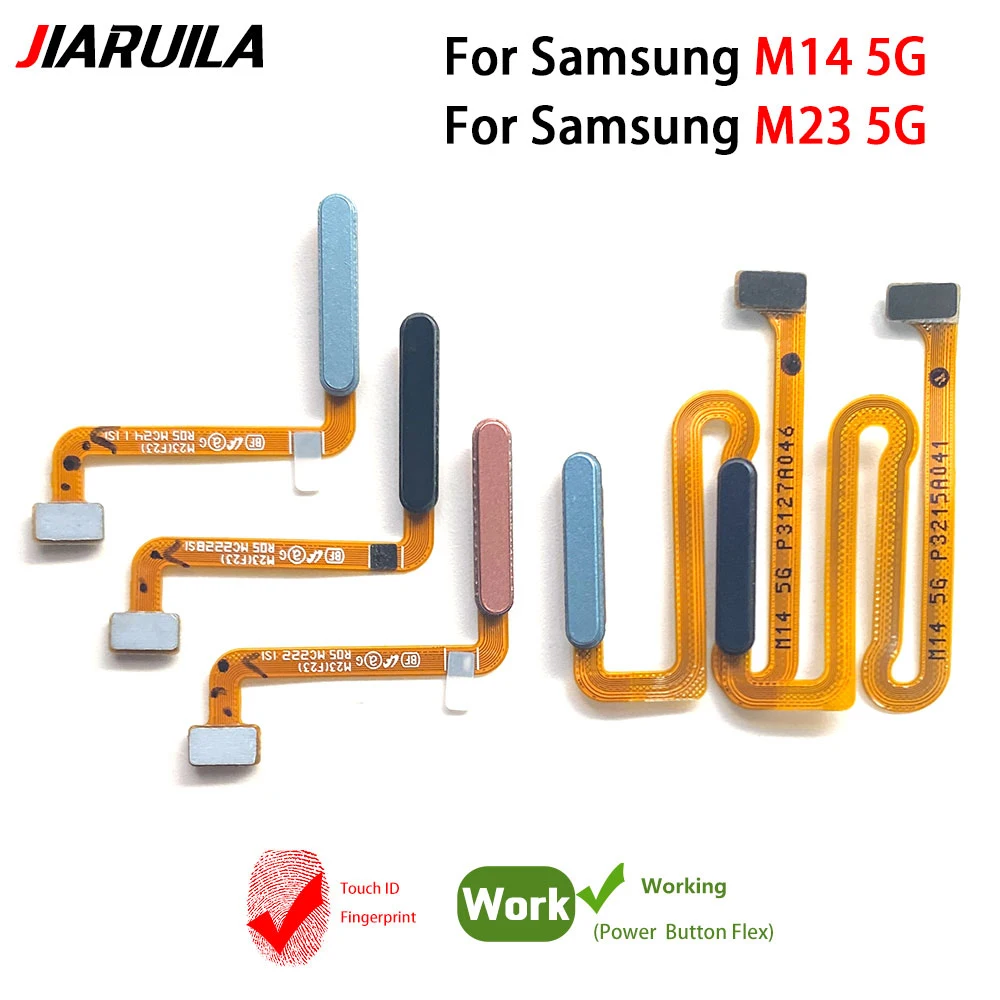 Fingerprint Sensor Flex Cable For Samsung M31 M51 M62 M14 M23 5G Fingerprint Scanner Touch ID Connector Home Button Flex Cable - Image 3