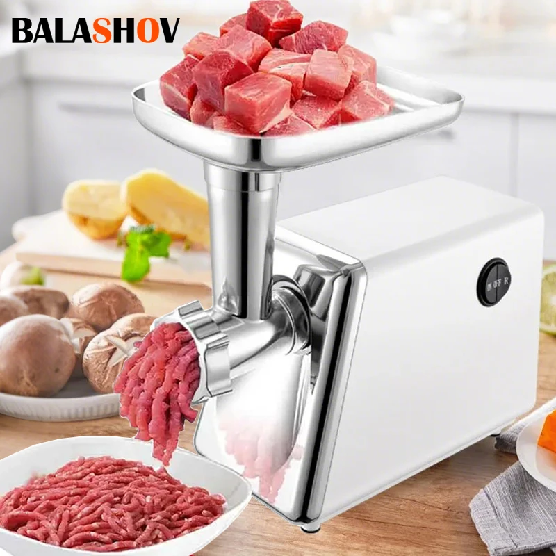 Electric Meat Grinder Heavy Duty Meat Mincer with Blades & Grinding Plates, Sausage Stuffer Maker, Grinder Plates for Home