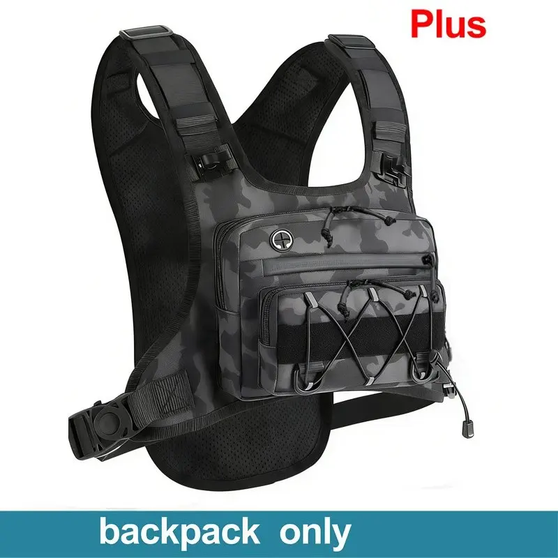 Laufbrusttasche mit Hydratationssystem für Radfahren, Wandern, Fahrradrennen, Marathon, Sporttasche für Männer und Frauen, Taktische Tasche, Camping-Rucksack