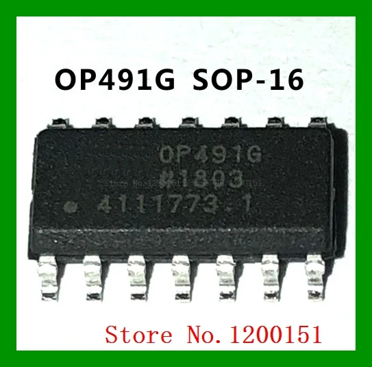 2pcs/lot OP491 SOP-14