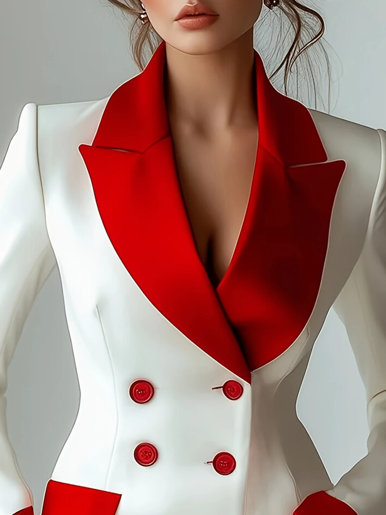 ชุดสูทผู้หญิงแขนยาวทรงตรง สไตล์ลำลอง แฟชั่นทันสมัย สวมใส่สบาย เหมาะสำหรับธุรกิจและออฟฟิศ