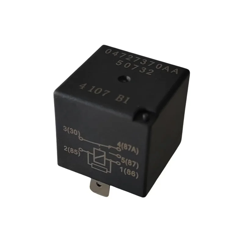 5 Pin Relay 30A Relay 12V Relay High Current Capacity OEM Number 04727370AA Prolonged Lifespan For DODGE Vehicles