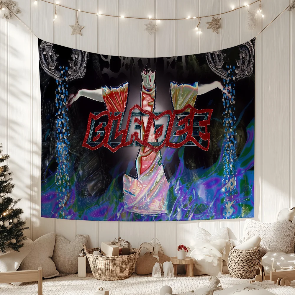 Singer Bladee flag Decorative Banners Suitable For Outdoor Camping Family Parties And Garden Walls Gift