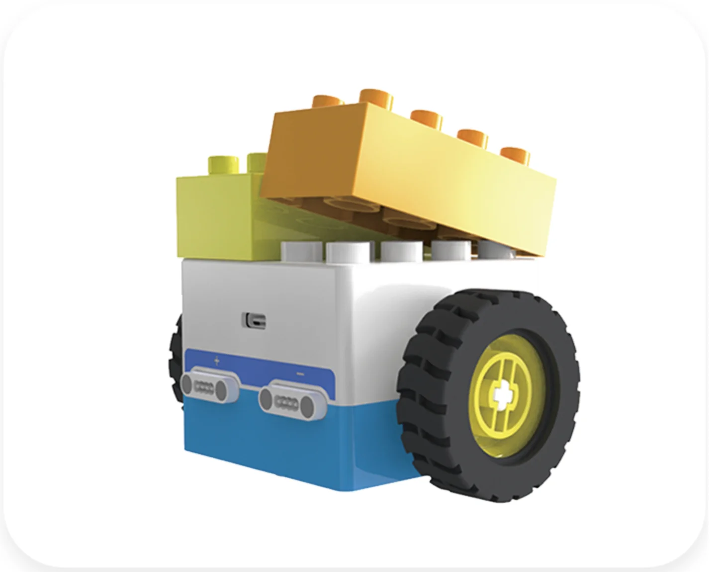 ICBlocks 1:8 DIY Assemble Box Preschool Smart Coding Block Set Educational Equipment Wedo 30 AI Makerzoid PE Plastic Model Kit