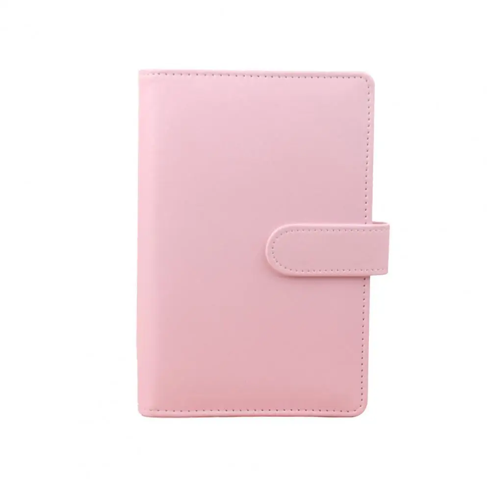 Planner Notebook 6-Ring Multi-pockets Loose-Leaf Binder Cover Faux Leather Diary Loose-Leaf Cover School Supplies