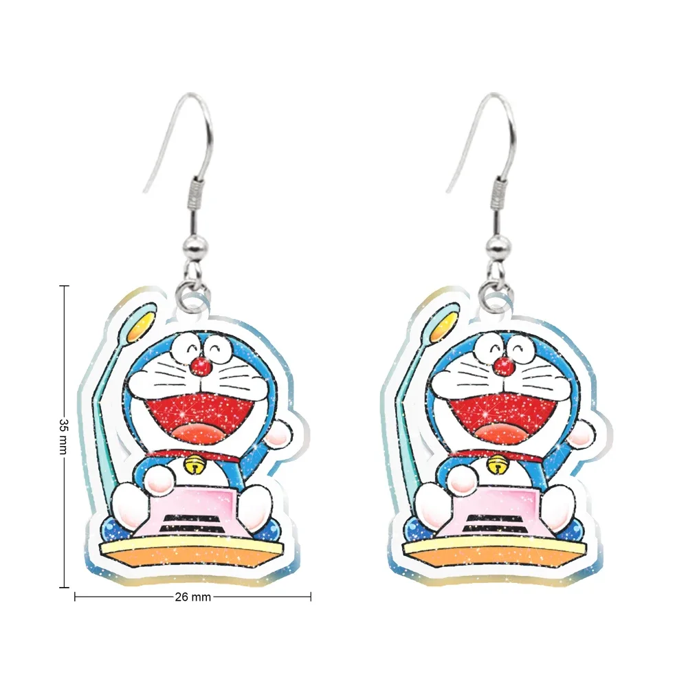 

Japanese Figure Hot Transparent Glitter Resin Earring Hook Jewelry Gifts Acrylic Women Girls Hanging Pendant Earrings