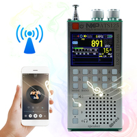 ATS125 TEF6686 ESP32 65-108MHz Portable Radio Receiver Multifunctional BT Radio 2.4 in Screen RDS Data Display Radio for Outdoor
