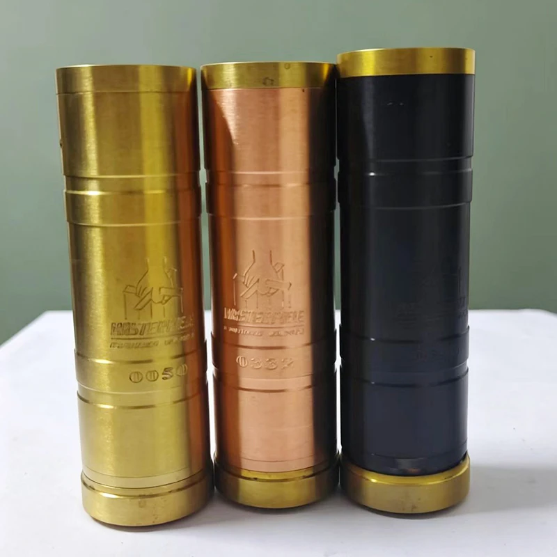 Masterpiece THE kingpin mech mod, herhangi bir 26650 18650 pil için uygundur 30mm Cam Tüp Geniş bakır negatif pin Dekoratif aksesuarlar