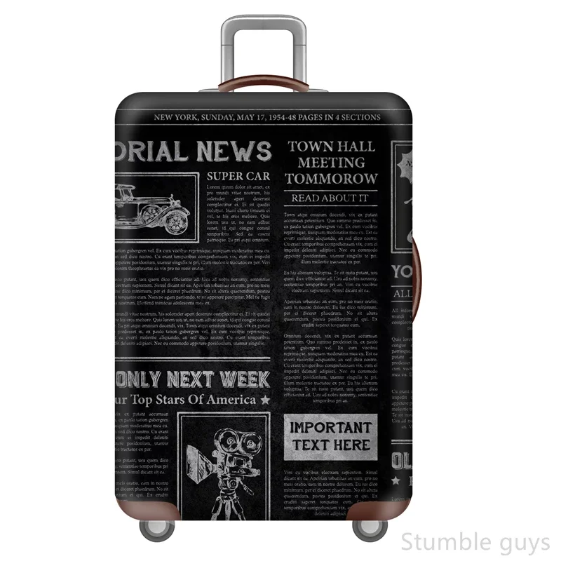 

Прочный эластичный пылезащитный чехол для багажа, защитный, устойчивый к царапинам, моющийся, подходит для чемоданов 18-32 дюймов, полезен для авиаперелетов.