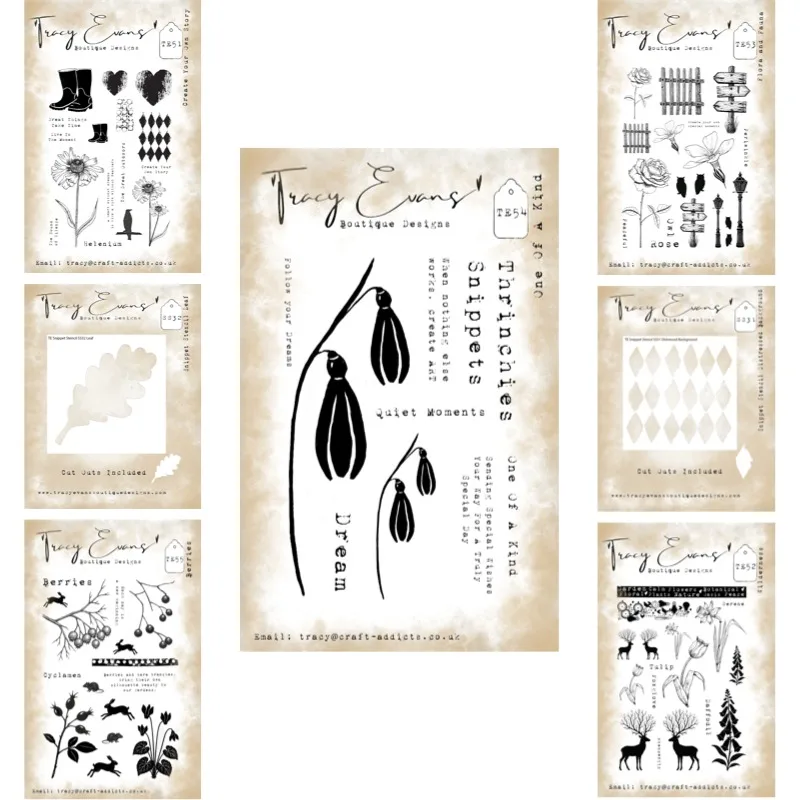 Wooden Fence and Signage Metal Cutting Stencil and Clear Stamps Cut Die Mold Blade Knife Punch Scrapbook Paper Craft Stencils