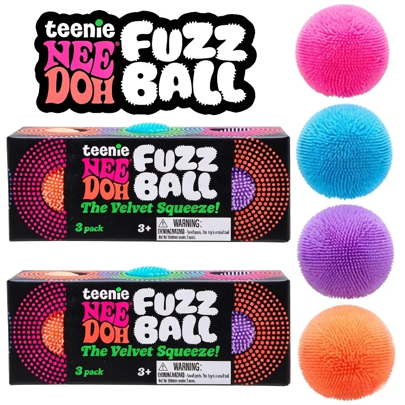 teenie-needoh-fuzz-ball-pacote-com-3-unidades-brinquedo-sensorial-para-aliviar-o-stress-bola-macia-de-veludo-brinquedo-nao-toxico-para-aliviar-a-ansiedade-ideal-como-presente