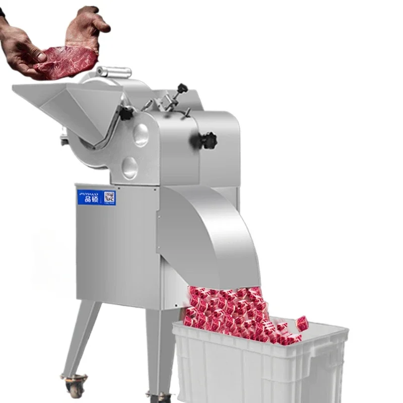 

Zws. 3D dicing machine dicing machine commercial meat granulator automatic pork micro-frozen meat