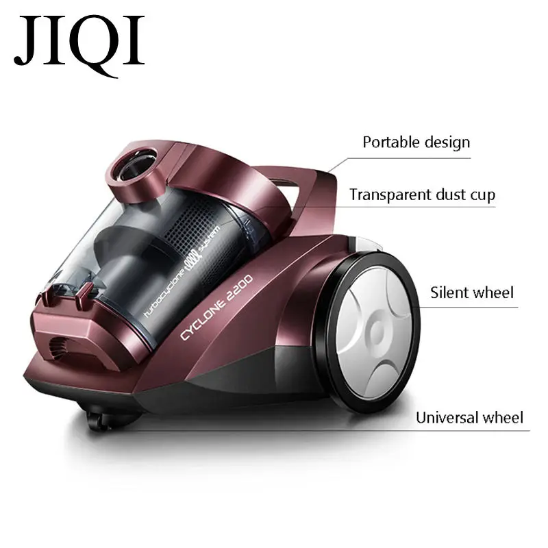 JIQI Suction power 36000Pa Vacuum cleaner Strong large power vacuum cleaner household silent no consumption Mini 4.5L 1600w