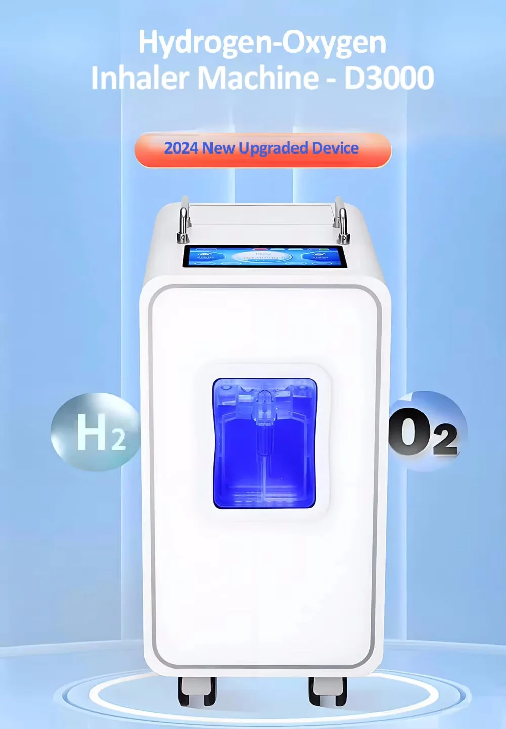 Moneng 2024 Dropshipping Product Hydrogen Inhalation Machine 3000ml