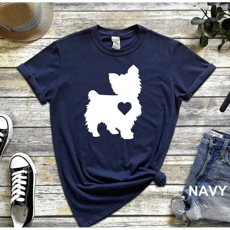 

Футболка Yorkie Dog Yorkshire Terrier Mom Cute D