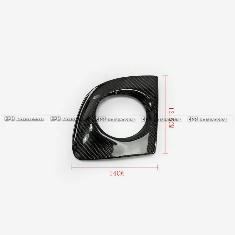 Fit for  Mitsubishi EVO10 Evolution carbon fiber modified front fog lamp cover upgraded fog lamp frame cover