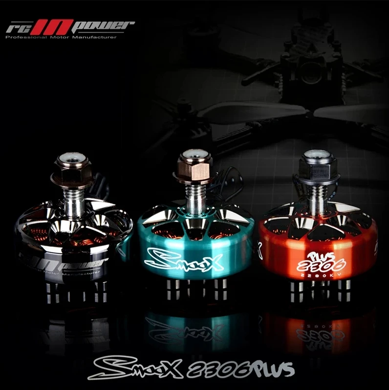 RCINPOWER SmooX 2306 PLUS бесщеточный двигатель кв для радиоуправляемых FPV беспилотных летательных аппаратов большого радиуса действия