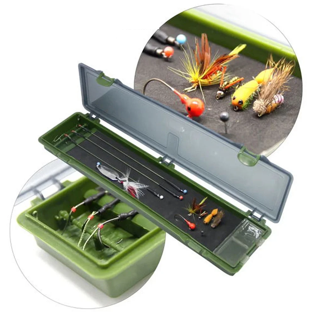 

1Pcs Fishing Storage Box Small Size Multiple Grids Durable Plastic Lure Boxes Secure Lock Large Capacity Tackle Box